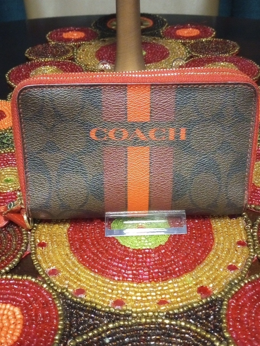 Coach Double Zipper Wallet